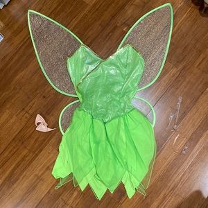 Tinker Bell costume with elf ears